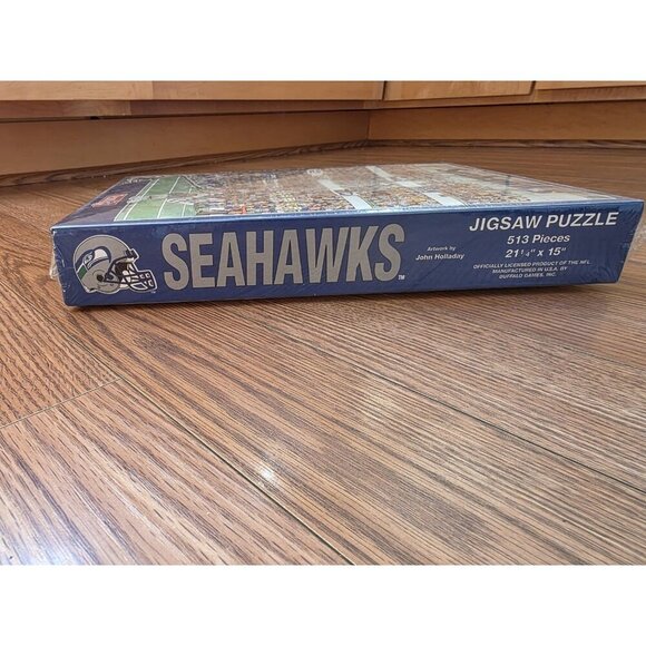 Seattle Seahawks Jigsaw Puzzle "Fandemonium" 21.25”x15" Official NFL‎ 513 Pieces - Picture 7 of 10